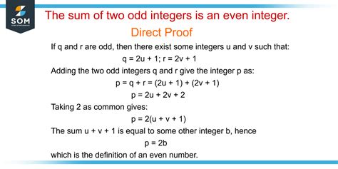 Use a direct proof to show that the product of two odd .